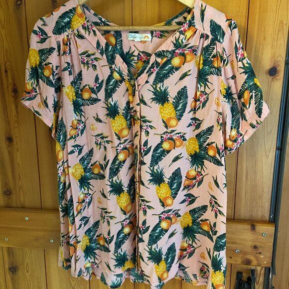 C & C California Hawaiian Shirt - Size L - Picture 2 of 6